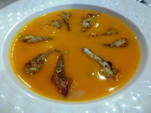 potiron,creme epaisse,gruyere,muscade