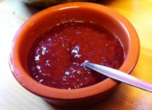 ail,ananas,ketchup,vinaigre de riz