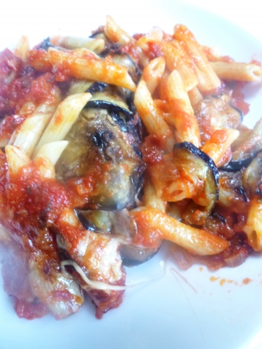 parmesan,tomates,basilic,macaroni,origan,aubergines,fontina