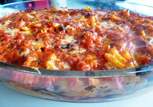 parmesan,tomates,basilic,macaroni,origan,aubergines,fontina