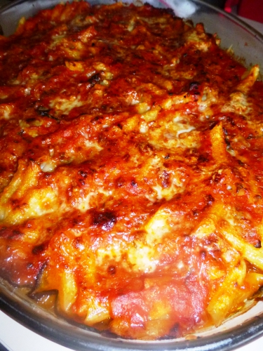 parmesan,tomates,basilic,macaroni,origan,aubergines,fontina