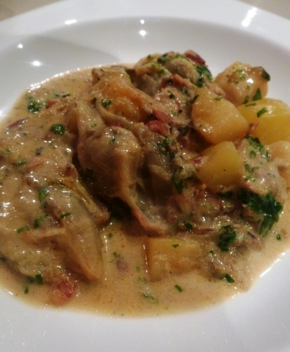 chicons,shropshire,jambon de bayonne,creme epaisse,macis