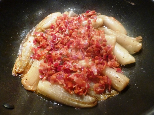 chicons,shropshire,jambon de bayonne,creme epaisse,macis