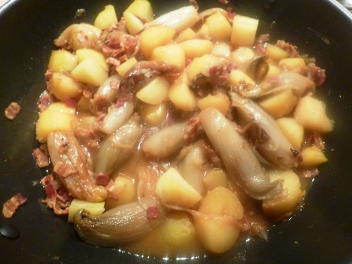 chicons,shropshire,jambon de bayonne,creme epaisse,macis