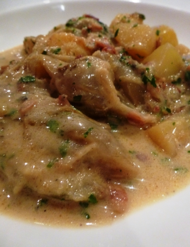 chicons,shropshire,jambon de bayonne,creme epaisse,macis