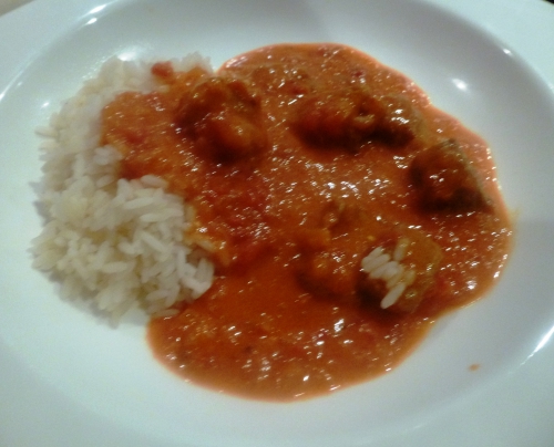 porc,tomates,ketchup,whisky,cayenne,paprika,vin blanc,crème epaisse