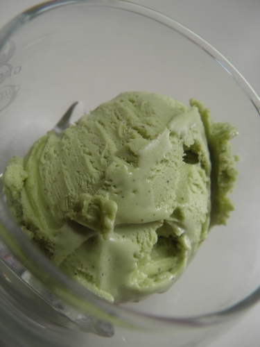 vanille,lait en poudre,glucose atomisé,sucre inverti,trimoline,oeufs,stabilisateur,pâte de pistaches