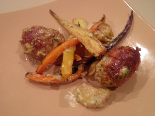 panais,choux rave,carottes,origan,haché porc-veau,jambon d'ardenne,mascarpone,ail,persil