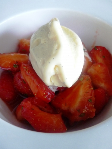 Fraises, Framboises, Citron, Menthe, Poivre, Gueuze-Framboise Lindemans, Orange, Sucre, Vanille, Glace, Oeufs