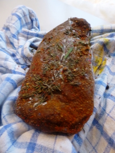 magret de canard,poivre 5 baies,ras-el-hanout,piment d'espelette,romarin,thym,gros sel