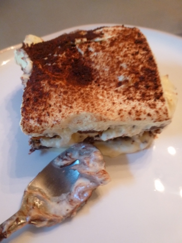 Oeufs, Mascarpone, Sucre, Sucre Glace, Chocolat en poudre, Chocolat noir, Lait, Spéculoos, 