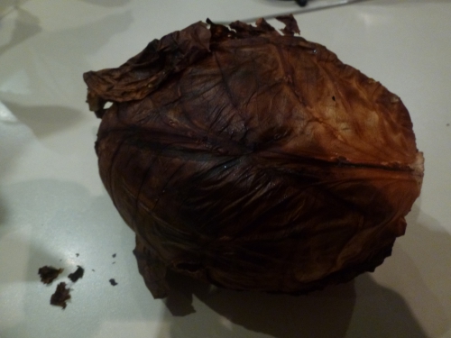 chou pointu,carottes jaunes,harissa,saucisson de morteau,vin blanc,riesling,citron,beurre,echalote,jus de choucroute