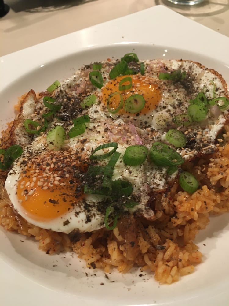 Riz frit au kimchi (kimchi bokkeumbap), oeufs au plat PassionCuisine